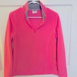 Danskin pink fleece 1/4 zip